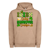 Pigment Burro irish today hungover tomorrow Urban Hoodie - Artiststas