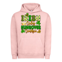 Pigment Salmon irish today hungover tomorrow Urban Hoodie - Artiststas