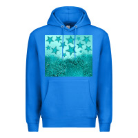 True Royal turquoise glitter star Premium Hoodie - JahusDesignShop
