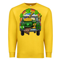 Lemon St Patrick's Day Truck With Pot Of Gold Horseshoe And Rainbow Premium Sweatshirt - RanaPortraitStore