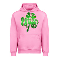 Fuchsia Pink st patricks day clover Urban Hoodie - Artiststas