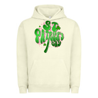 Pigment Pistachio st patricks day clover Urban Hoodie - Artiststas