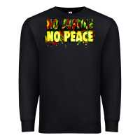 Black no justice no peace Premium Sweatshirt - Zillion Design Studio