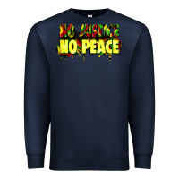 Navy no justice no peace Premium Sweatshirt - Zillion Design Studio
