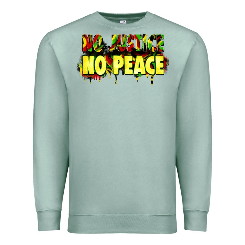 No Justice No Peace Premium Sweatshirt by Zillion Design Studio | Teevron