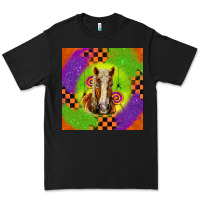 Black Halloween Belgian Horse Premium Tee - LillyAllenDesigns