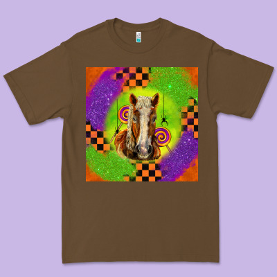 Halloween Belgian Horse Premium Tee Designed By Lillyallendesigns