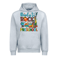 Heather Grey ready to rock preschool Urban Hoodie - JahusDesignShop