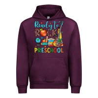 Mauve Wine ready to rock preschool Urban Hoodie - JahusDesignShop