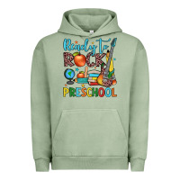 Pigment Oil Green ready to rock preschool Urban Hoodie - JahusDesignShop