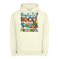 Pigment Pistachio ready to rock preschool Urban Hoodie - JahusDesignShop