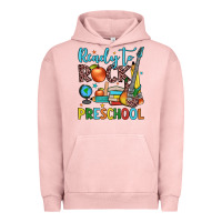 Pigment Salmon ready to rock preschool Urban Hoodie - JahusDesignShop