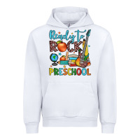 White ready to rock preschool Urban Hoodie - JahusDesignShop