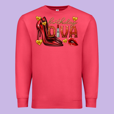 Premium Sweatshirt birthday diva