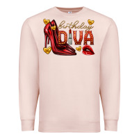 Pale Pink birthday diva Premium Sweatshirt - texasbilliewilder