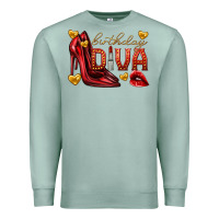 Seafoam birthday diva Premium Sweatshirt - texasbilliewilder