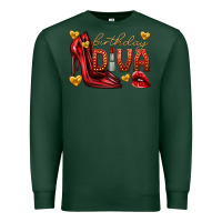 Sports Green birthday diva Premium Sweatshirt - texasbilliewilder