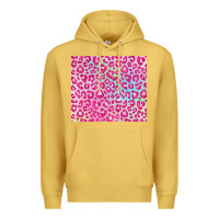 Antique Gold pink leopard glitter Premium Hoodie - JahusDesignShop