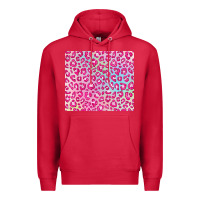 Cardinal pink leopard glitter Premium Hoodie - JahusDesignShop