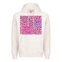 Pale Pink pink leopard glitter Premium Hoodie - JahusDesignShop