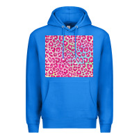 True Royal pink leopard glitter Premium Hoodie - JahusDesignShop