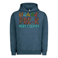 Pigment Midnight Navy watch out pre k here i come! Urban Hoodie - JahusDesignShop