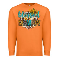 Carrot blessed memaw with sunflowers Premium Sweatshirt - texasbilliewilder