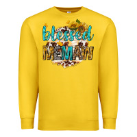 Lemon blessed memaw with sunflowers Premium Sweatshirt - texasbilliewilder