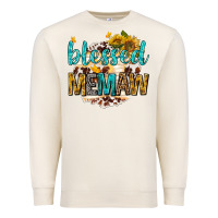 Sandshell blessed memaw with sunflowers Premium Sweatshirt - texasbilliewilder
