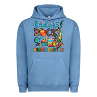 Pigment Pebble Blue ready to rock kindergarten Urban Hoodie - JahusDesignShop