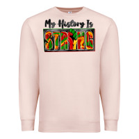 Pale Pink my history is strong Premium Sweatshirt - Zillion Design Studio