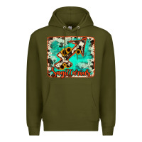 Army Green Sagittarius turquoise cowhide Premium Hoodie - RanaPortraitStore