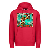 Cardinal Sagittarius turquoise cowhide Premium Hoodie - RanaPortraitStore