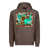 Coffee Sagittarius turquoise cowhide Premium Hoodie - RanaPortraitStore