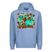 Colony Blue Sagittarius turquoise cowhide Premium Hoodie - RanaPortraitStore