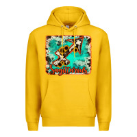 Lemon Sagittarius turquoise cowhide Premium Hoodie - RanaPortraitStore