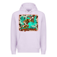 Lilac Sagittarius turquoise cowhide Premium Hoodie - RanaPortraitStore