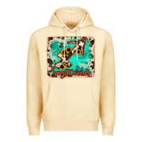 Pina Colada Sagittarius turquoise cowhide Premium Hoodie - RanaPortraitStore