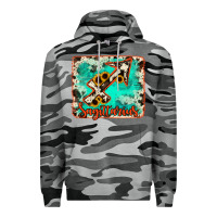 Slate Camo Sagittarius turquoise cowhide Premium Hoodie - RanaPortraitStore