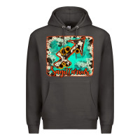 Smoke Sagittarius turquoise cowhide Premium Hoodie - RanaPortraitStore