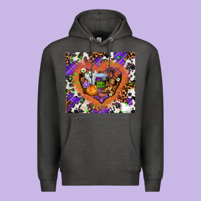 Halloween Heart Premium Hoodie Designed By Adodesignshop