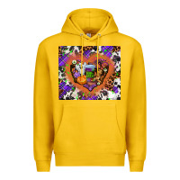 Lemon halloween heart Premium Hoodie - AdoDesignShop