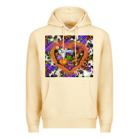 Pina Colada halloween heart Premium Hoodie - AdoDesignShop