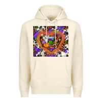Sandshell halloween heart Premium Hoodie - AdoDesignShop