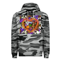 Slate Camo halloween heart Premium Hoodie - AdoDesignShop