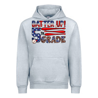 Heather Grey batter up 5th grade Urban Hoodie - JahusDesignShop