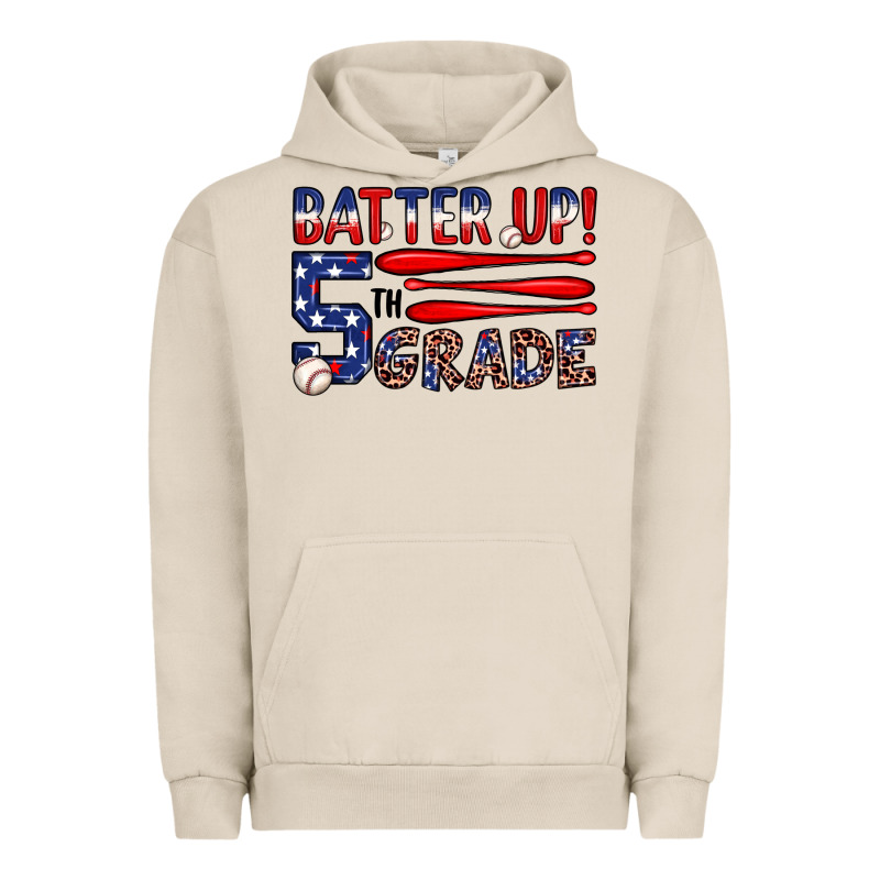 Batter Up 5th Grade Urban Hoodie by JahusDesignShop | Teevron