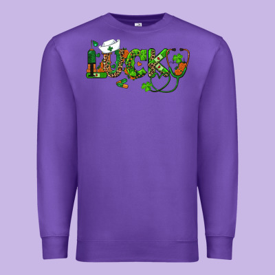 Premium Sweatshirt st patricks day lucky nurse