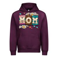 Mauve Wine daisy mom Urban Hoodie - AdoDesignShop