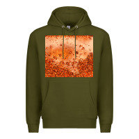Army Green orange glitter tumbler Premium Hoodie - JahusDesignShop